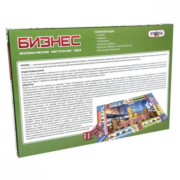 Настільна гра «Бізнес» російською мовою (362)
