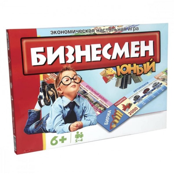 Настільна гра Strateg «Юний бізнесмен» російською мовою (331)