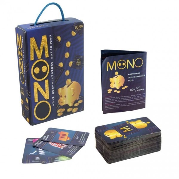Настільна гра Strateg «Mono», велика, економічна, російською мовою (30809)