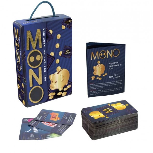 Настільна гра Strateg «Mono», економічна, велика, українською мовою (30810)