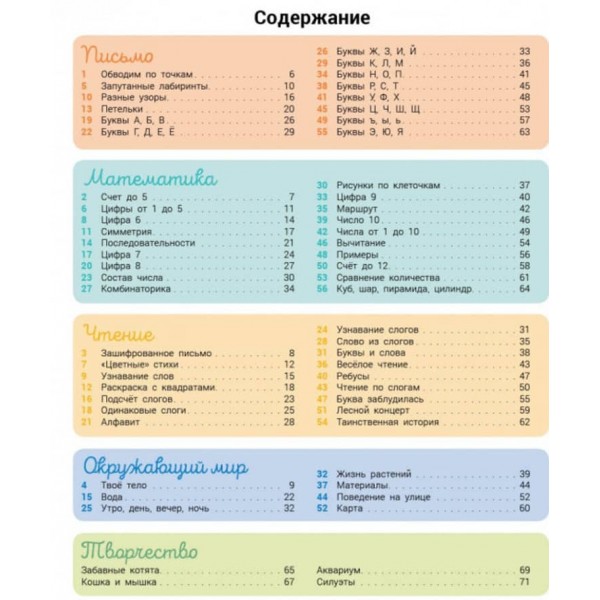 Розвивалочка з котом Тарасиком. 5-6 років + 100 наліпок (російською мовою)