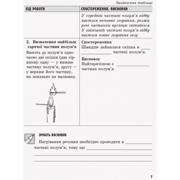 Хімія. 7 клас. Зошит для лабораторних дослідів і практичних робіт+ додаток. НОВА ПРОГРАМА/ОВ+QR-код (українською мовою)