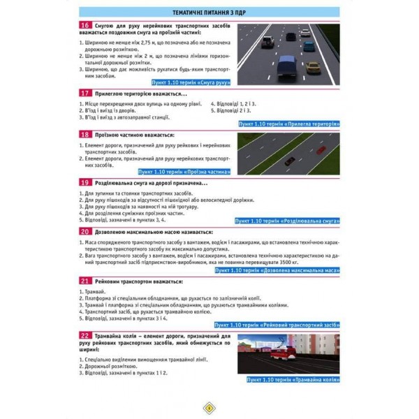 Тести з правил дорожнього руху