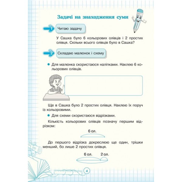 Кроки до успіху. Вчуся розв’язувати задачі. 1 клас