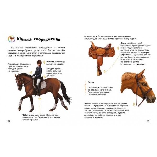 Коні. Енциклопедія дошкільника (українською мовою)