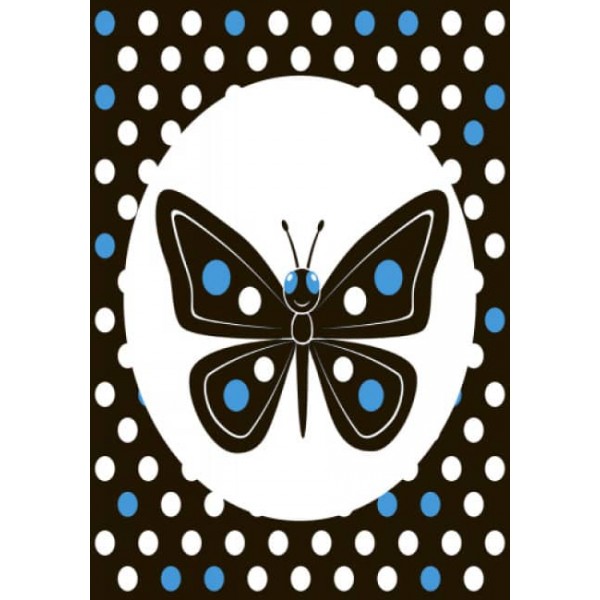 Лапотунечка. Контрастна книжка для немовляти (російською мовою)