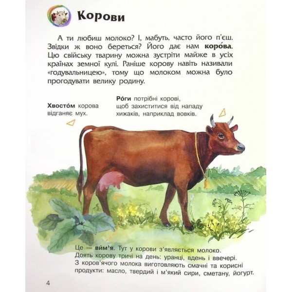 Свійські тварини. Енциклопедія дошкільника. 