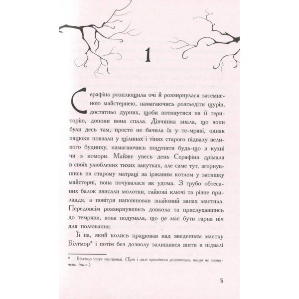 Серафіна і Чорна мантія. Книга 1 (українською мовою)