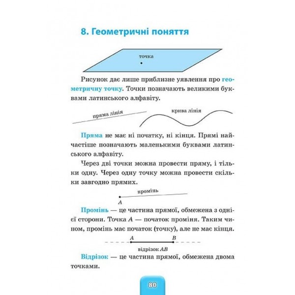 Шкільний довідничок. Математика. 1–4 класи